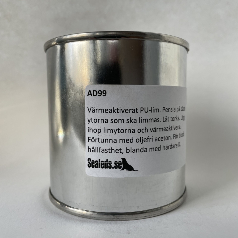 Värmeaktiverat PU-lim, lim för torrdräkt