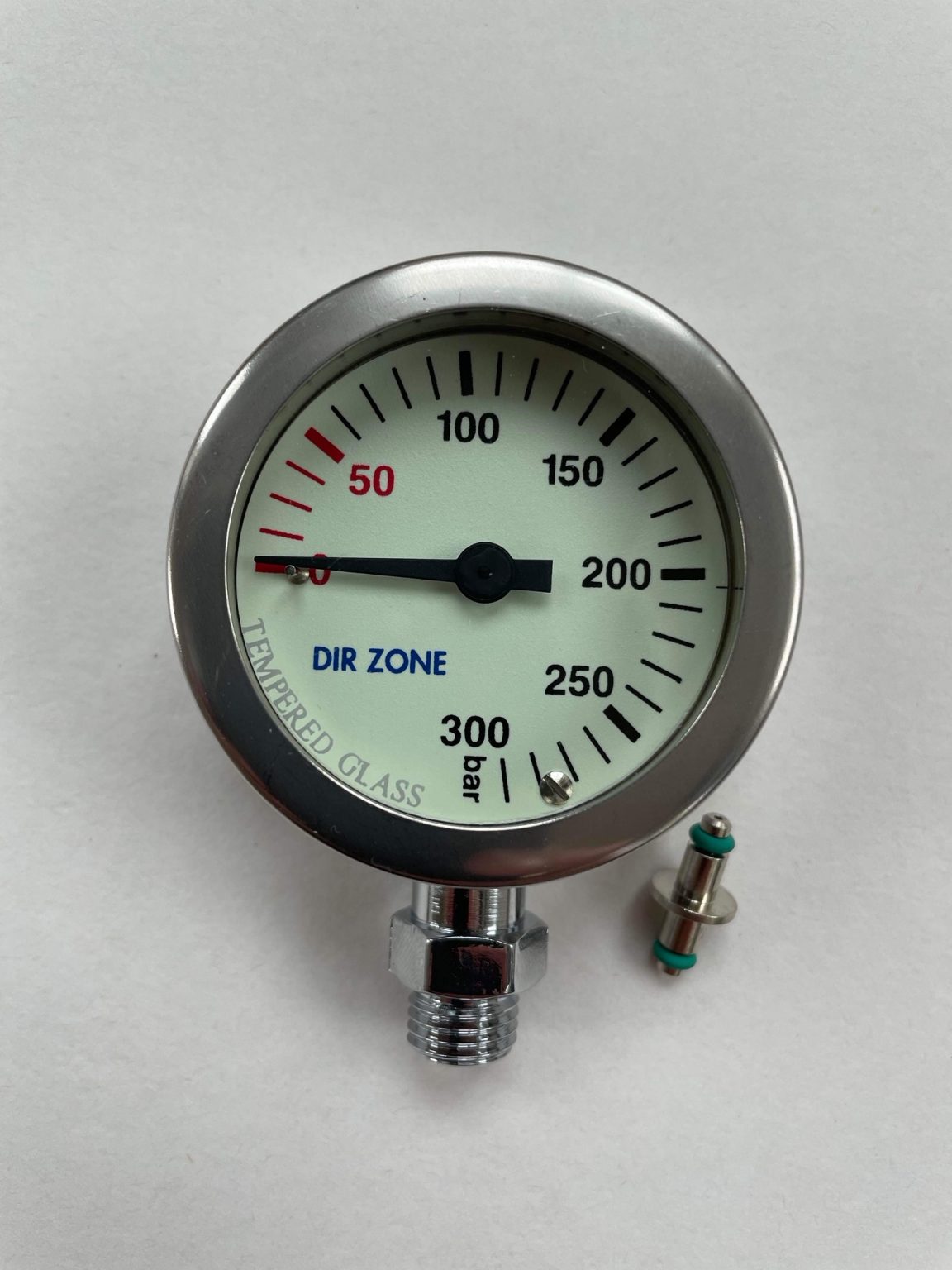 Manometer i rostfritt till dykning
