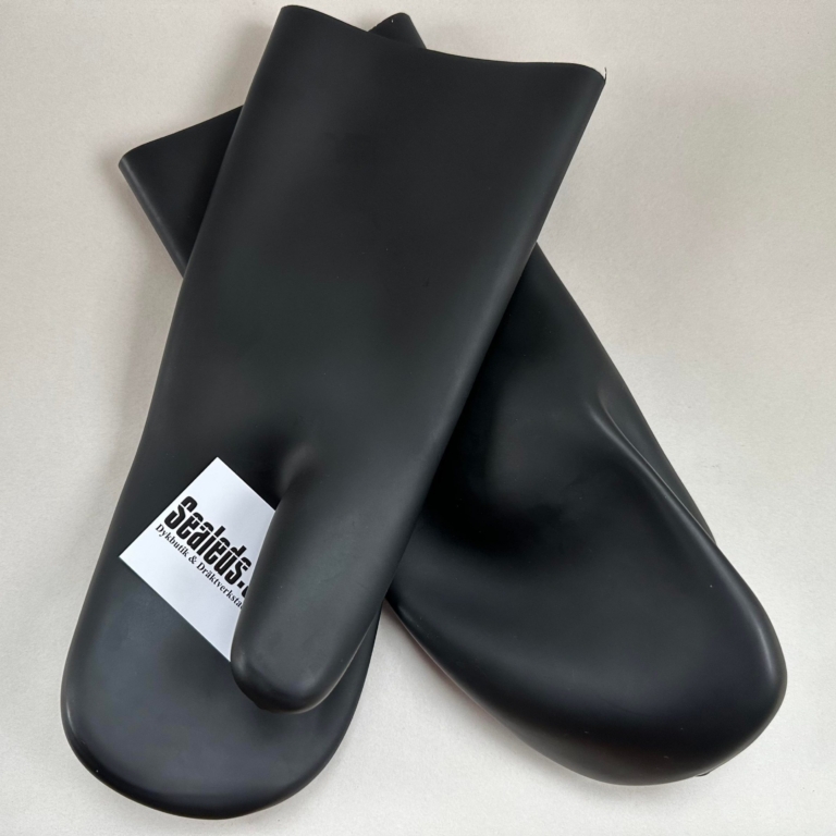 Tumvanar latex för dykning i kalla vatten, yrkesdykning